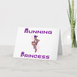 RunnerChick Princess Holiday Card