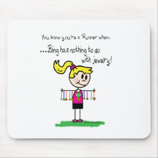 Runner's Bling Mouse Mat