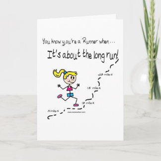 Runner's Encouragement Card