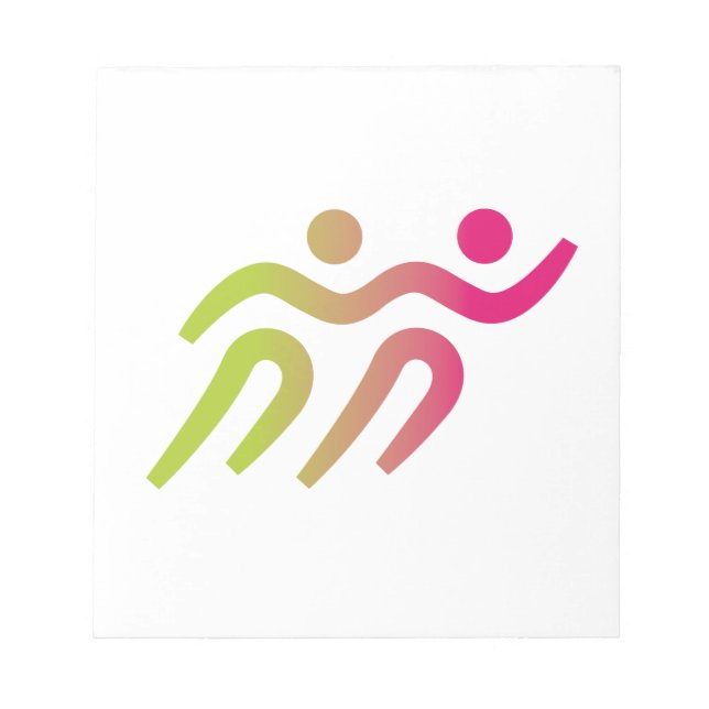 runners group illustration notepad (Front)
