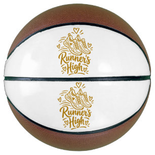 Runner's High Cute Running Lover Gift Basketball