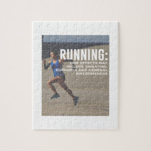 Runners High Running Is Awesome Jigsaw Puzzle