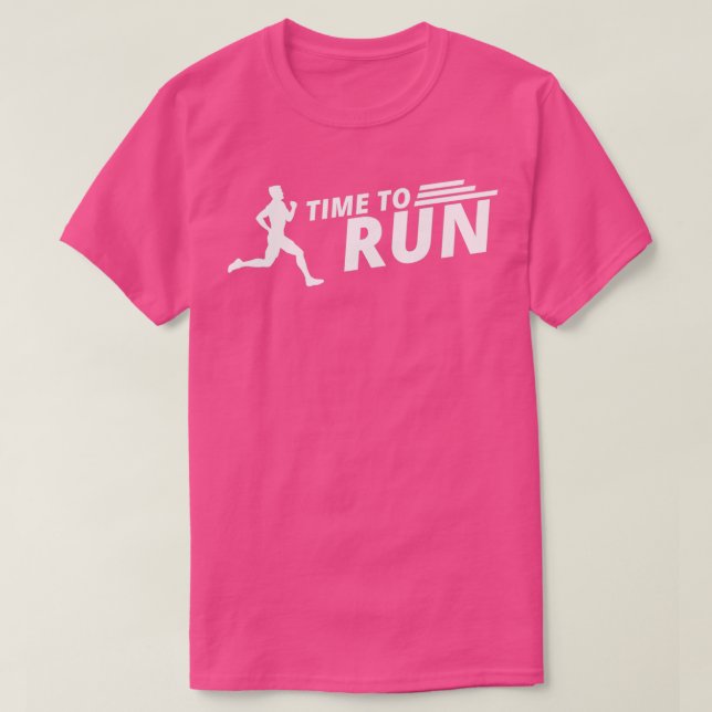 Runners run jogging gift sports saying joggers T-Shirt (Design Front)