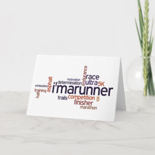 Runner's Words Card