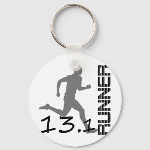 Runners Zone Half Marathon gifts and apparel Key Ring