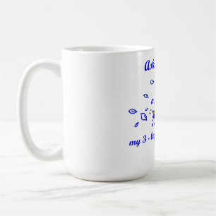 running 3- legged chicken mug