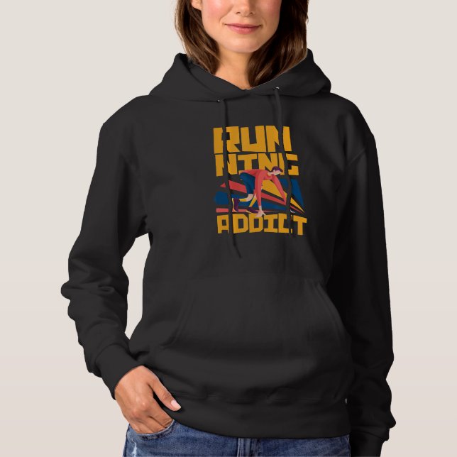 Running Addict Hoodie (Front)