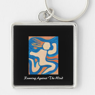 Running Against the Wind Key Ring