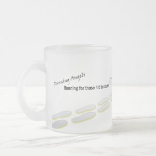 Running Angels Glass Mug