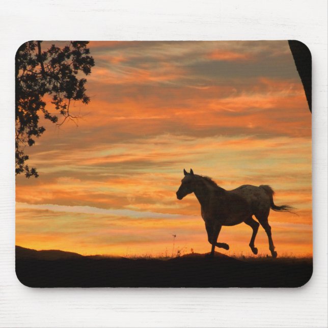 Running Appaloosa Horse Mouse Pad (Front)