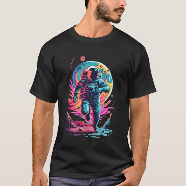 Running Astronaut T-Shirt (Front)