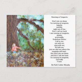 Running at Tangents Postcard
