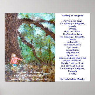 Running at Tangents Poster
