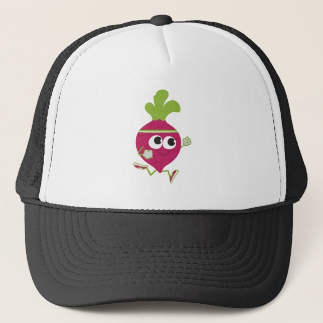 Running Beet Trucker Hat (Front)