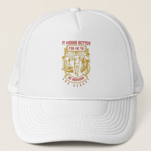 Running -Better to be nervous and hungry Trucker Hat