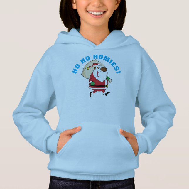Running Black Santa Shirt (Front)