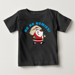 Running Black Santa Shirt