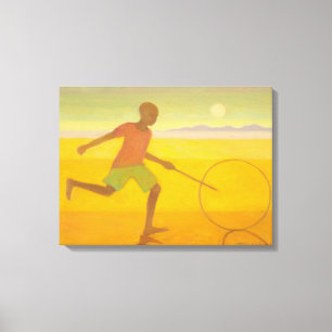 Running Boy 2010 Canvas Print