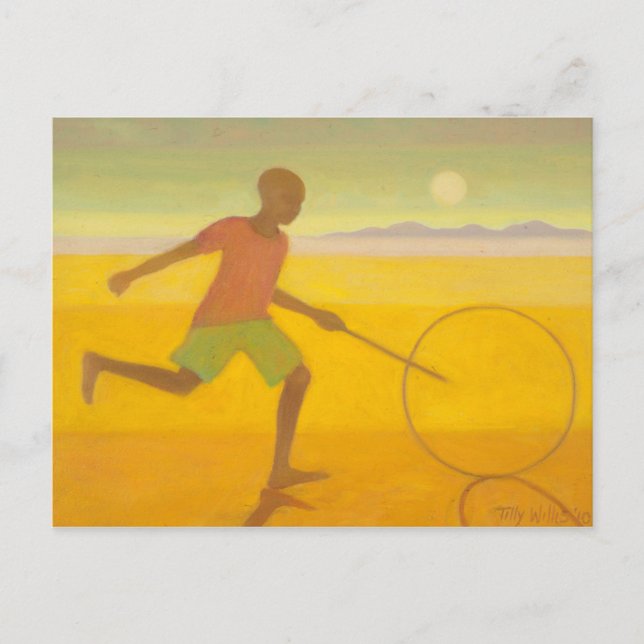 Running Boy 2010 Postcard (Front)