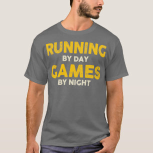 Running By Day Games By Night YELLOW T-Shirt