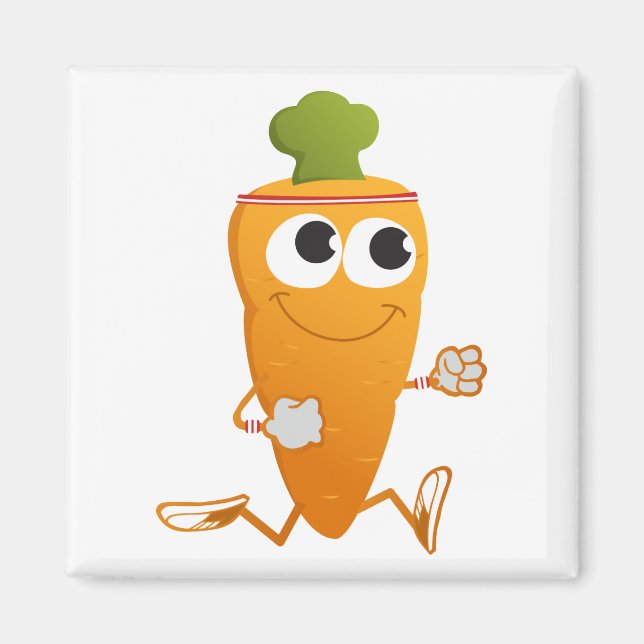 Running Carrot Magnet (Front)