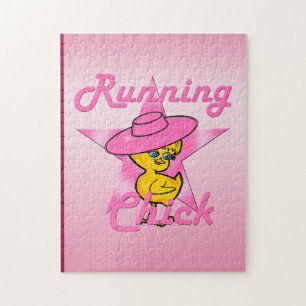 Running Chick #8 Jigsaw Puzzle