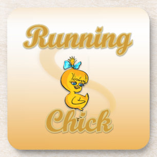 Running Chick Coaster