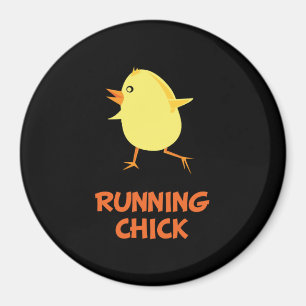 Running Chick Magnet
