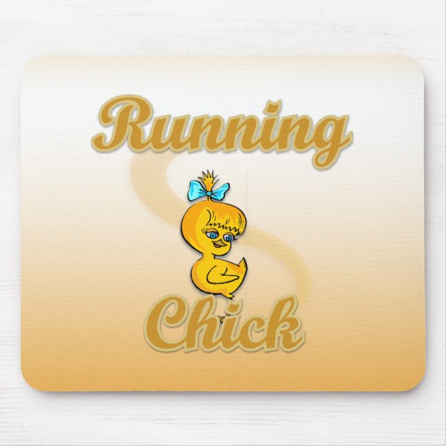 Running Chick Mouse Mat (Front)