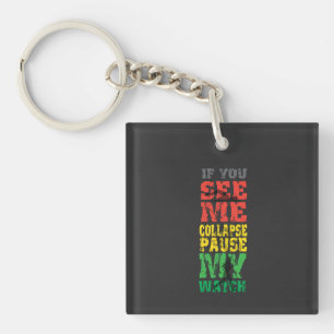 Running Cycling Gift Key Ring