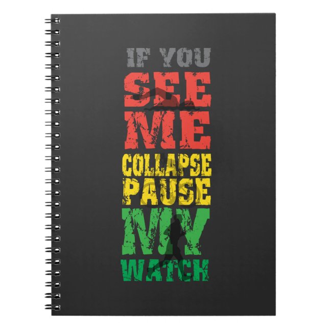 Running Cycling Gift Notebook (Front)