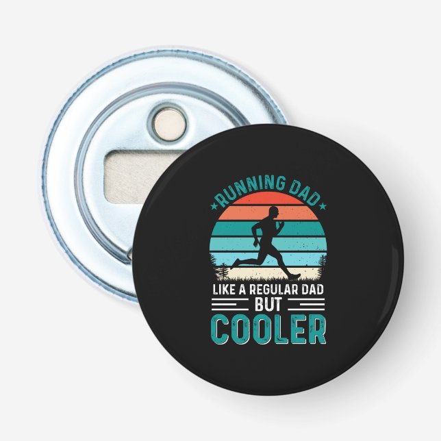 Running Dad Bottle Opener (Front)