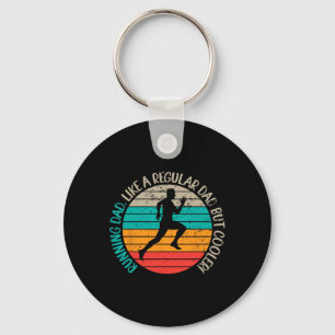 Running Dad S Biathlon Runner Marathon For Fathers Key Ring
