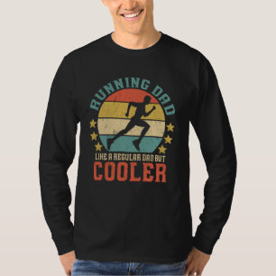 Running Dad Vintage Funny Marathon Runner Father's T-Shirt