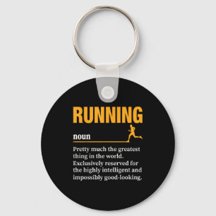 Running Definition Humor Marathon Funny Athlete Ru Key Ring