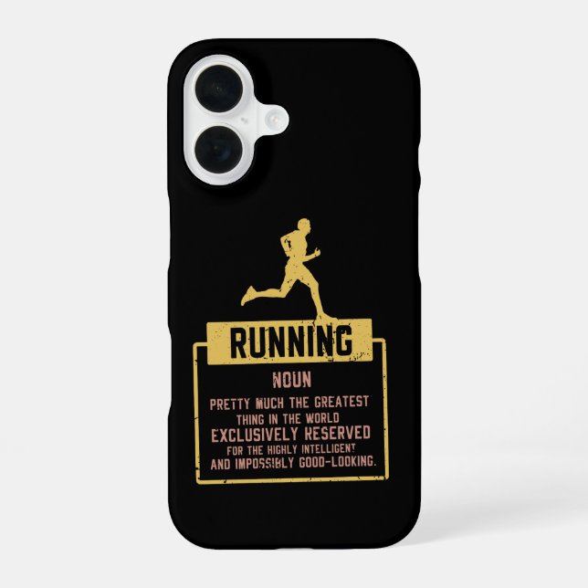 Running Definition iPhone 16 Case (Back)