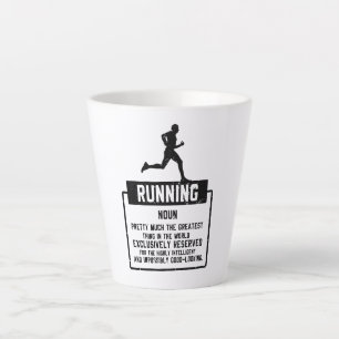 Running Definition Latte Mug