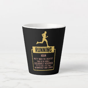 Running Definition Latte Mug