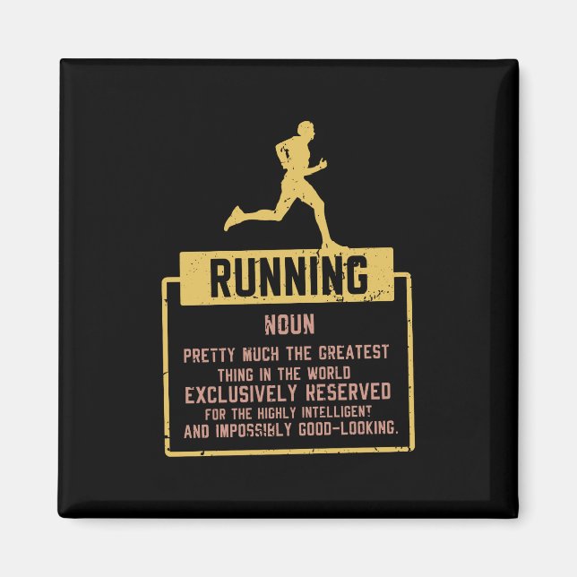 Running Definition Magnet (Front)