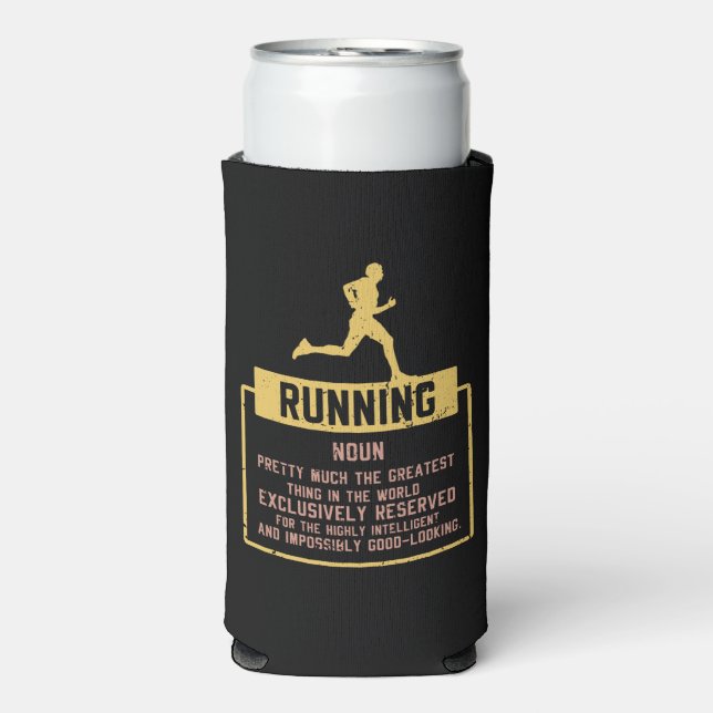 Running Definition Seltzer Can Cooler (Seltzer Front)