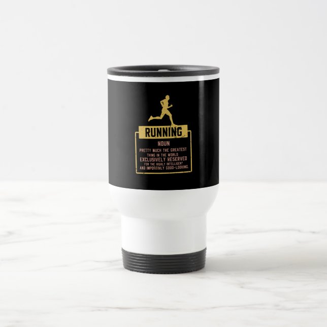 Running Definition Travel Mug (Center)
