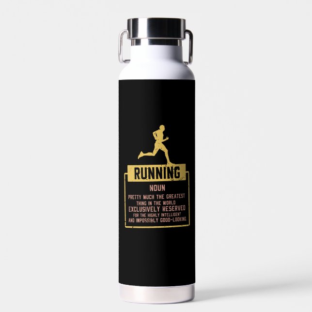 Running Definition  Water Bottle (Front)