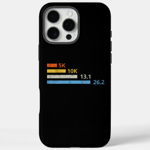 Running Distances I - 5K 10K 13.1 26.2 Marathoner iPhone 16 Pro Max Case
