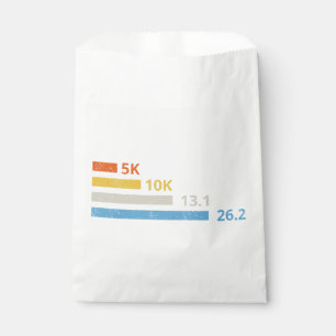 Running Distances I - 5K 10K 13.1 26.2 Marathoner Favour Bags