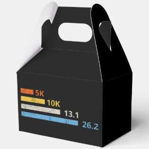 Running Distances I - 5K 10K 13.1 26.2 Marathoner Favour Box