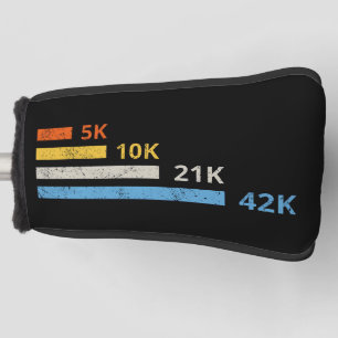 Running Distances II - 5K 10K 21K 42K Marathoner Golf Head Cover