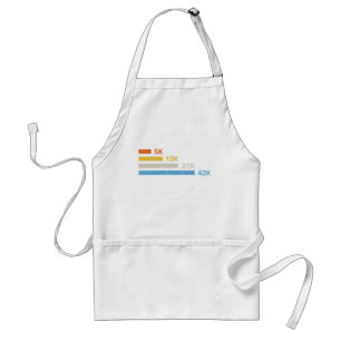 Running Distances II - 5K 10K 21K 42K Marathoner Standard Apron