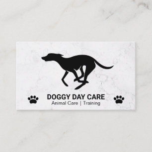 Running Dog   Animal Services Business Card
