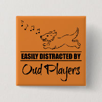 Running Dog Easily Distracted by Oud Players