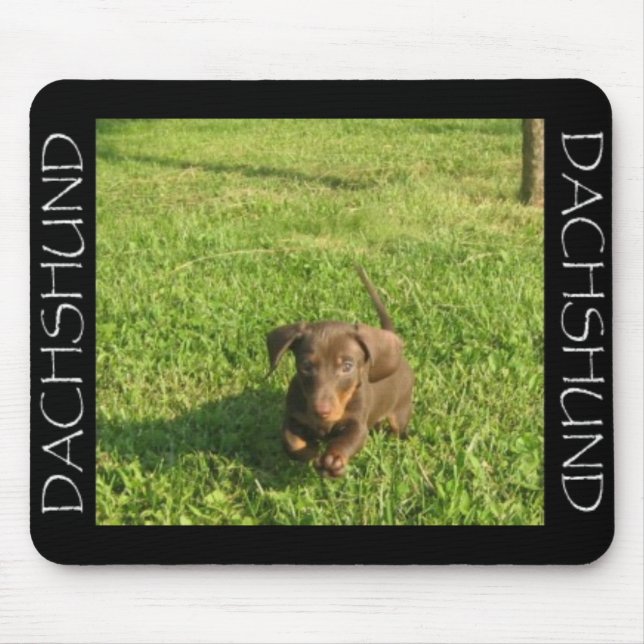 Running Doxie Mouse Mat (Front)